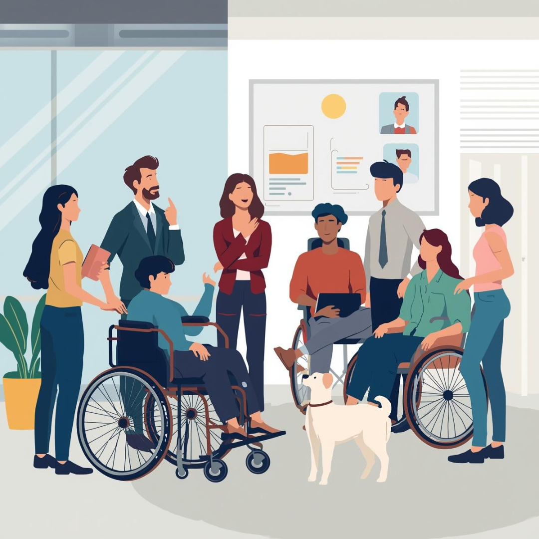 Grafika prezentująca spotkanie z mieszkańcami