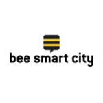 Zdjęcie przedstawia logotyp firmy bee smart city