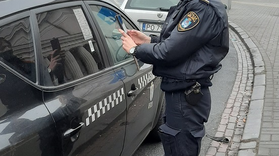 Kontrole taksówek na postojach