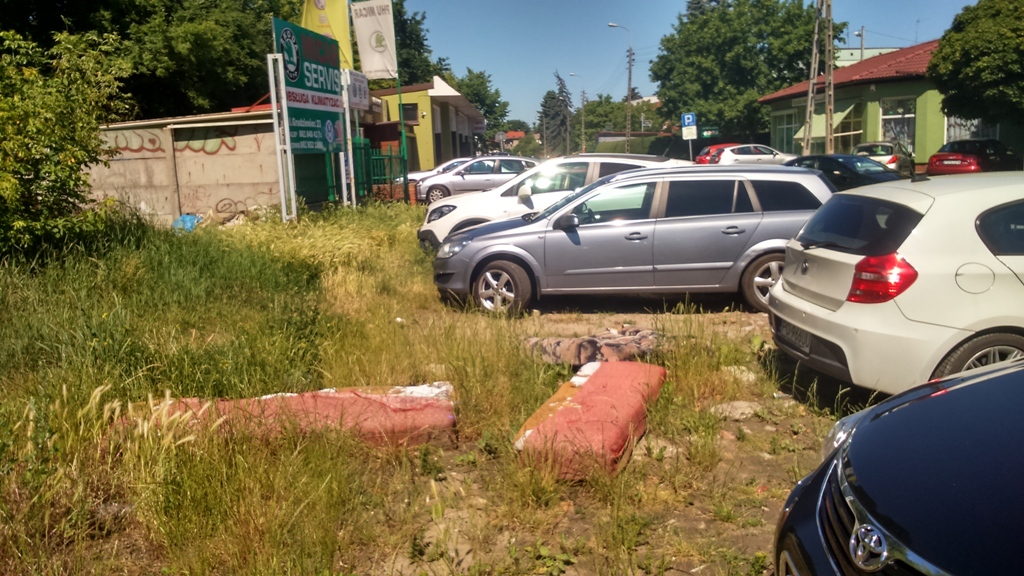 Porzucone tapczany przy ul. Grudzieniec - grafika artykułu