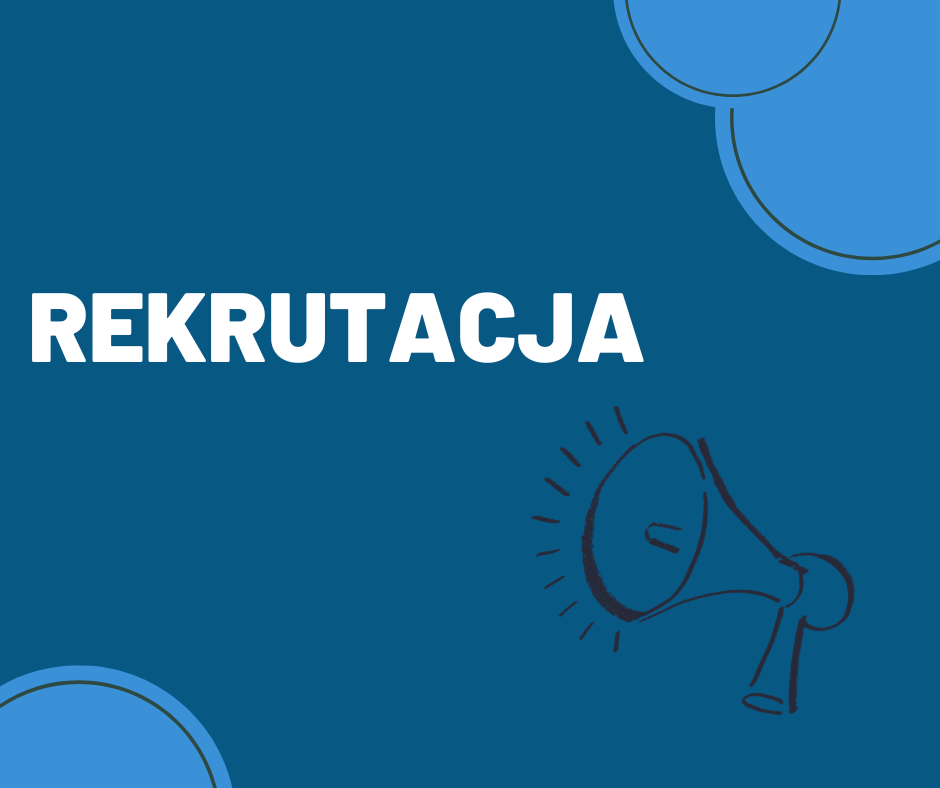 Grafika z napisem rekrutacja - grafika artykułu
