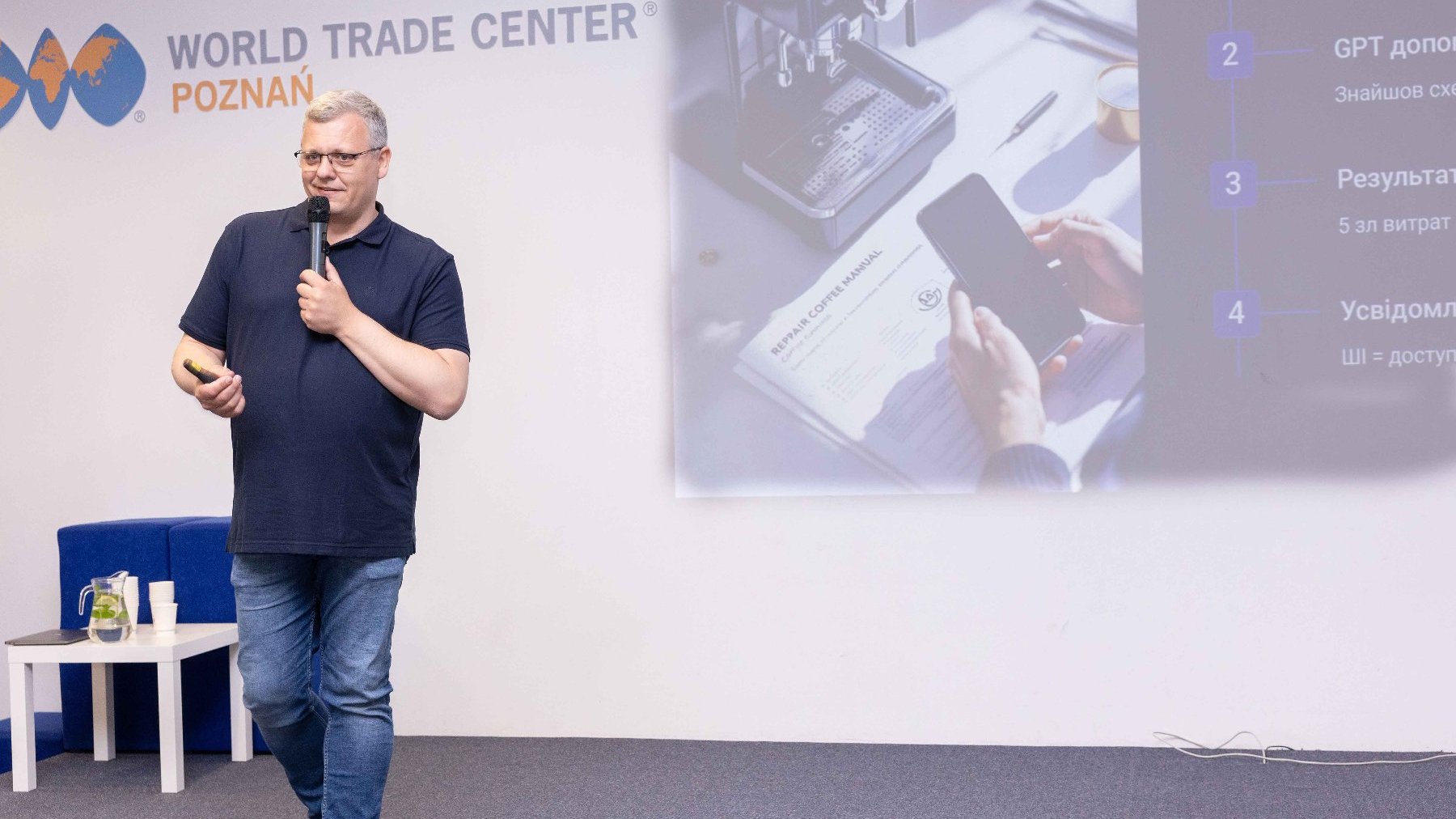 Grafika przedstawiająca prelegenta konferencji Szansa na więcej - rozwój, biznes, przyszłość