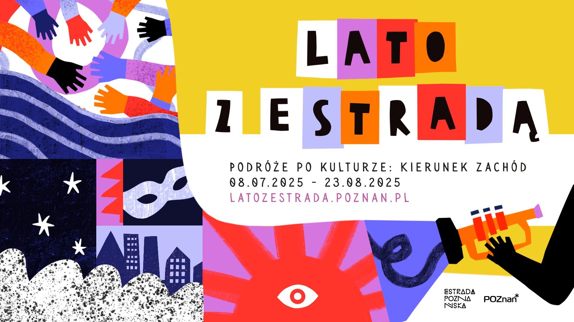 Plakat do cyklu "Lato z Estradą"