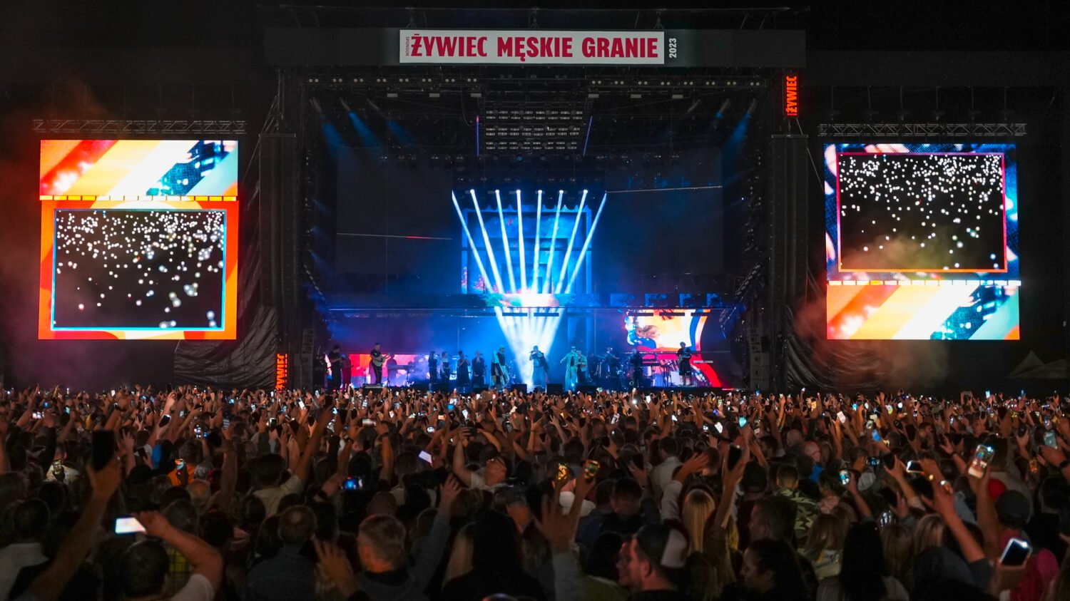 Zdjęcie koncertów z jednej poprzednich edycji Męskie Grania w Poznania
