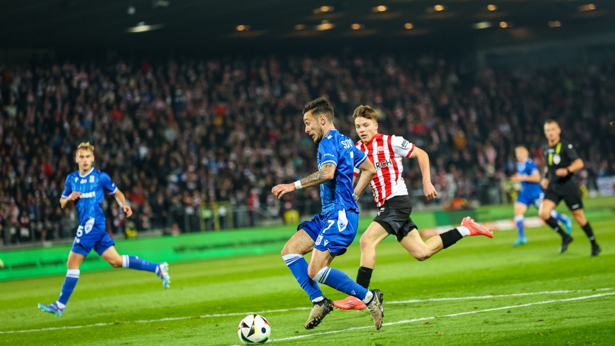 Zdjęcie z meczu Lecha z Cracovią