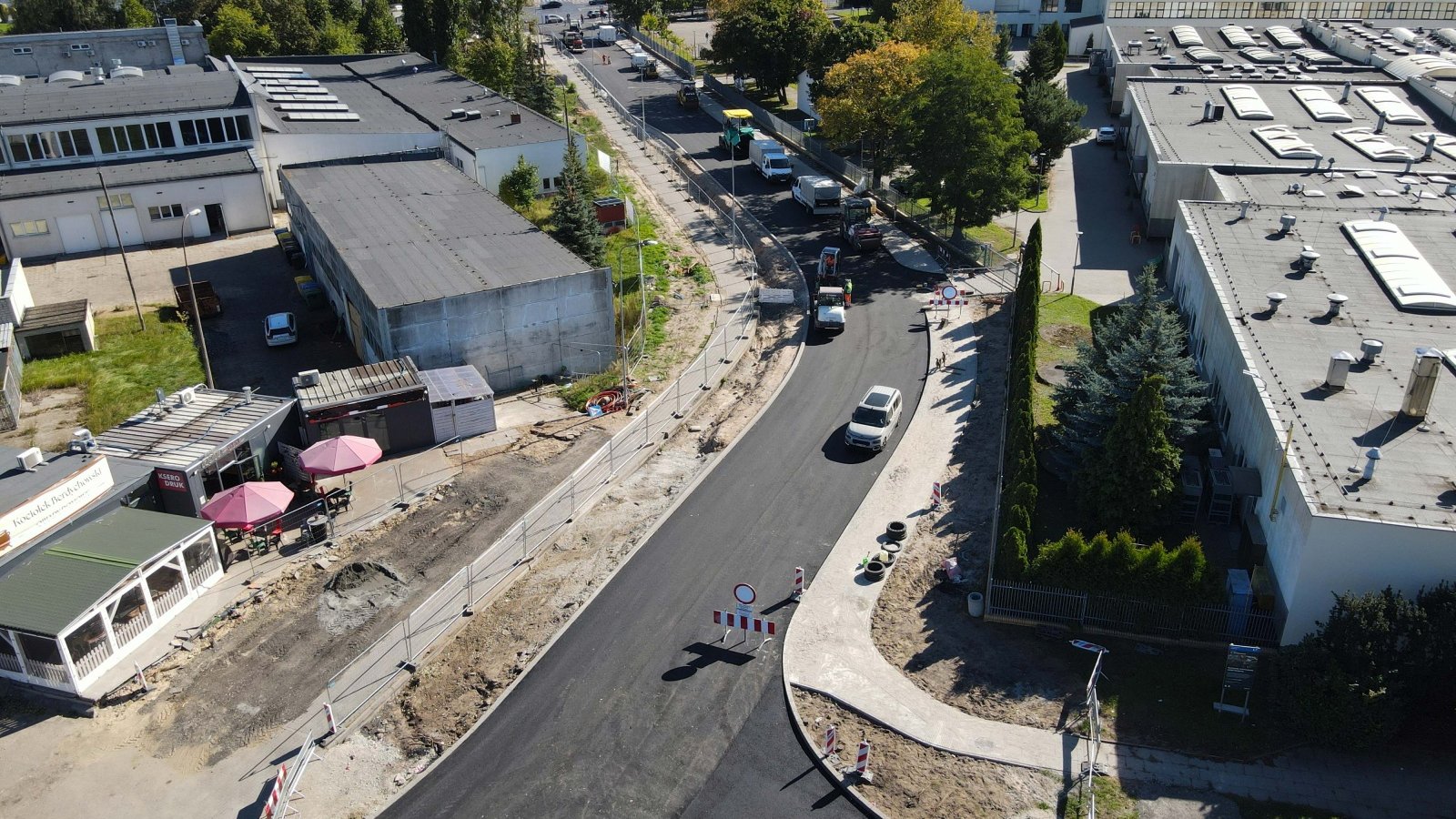 Galeria zdjęć z budowy drogi rowerowej łączącej Mosty Berdychowskie z Jeziorem Maltańskim