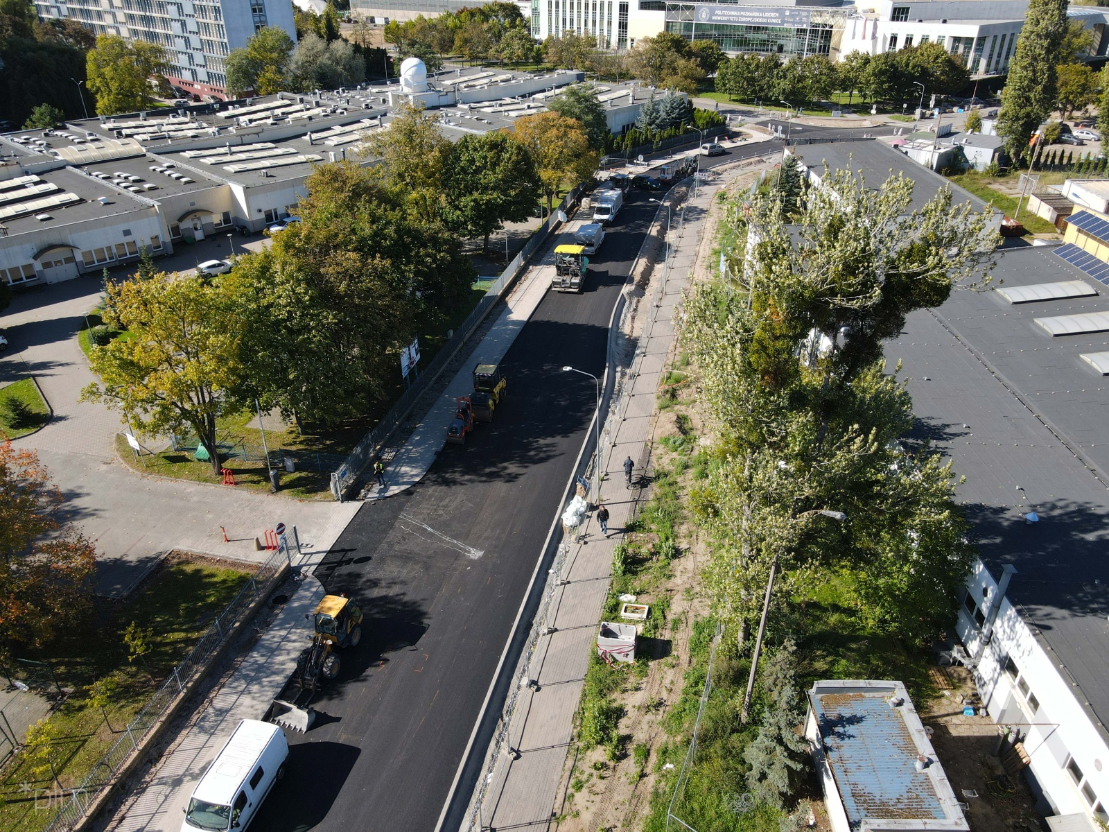 Galeria zdjęć z budowy drogi rowerowej łączącej Mosty Berdychowskie z Jeziorem Maltańskim - grafika artykułu