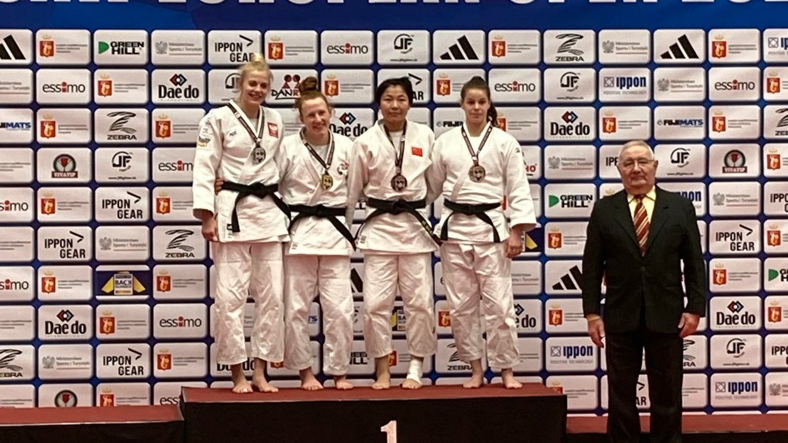 Eliza Wróblewska na podium Warsaw European Open