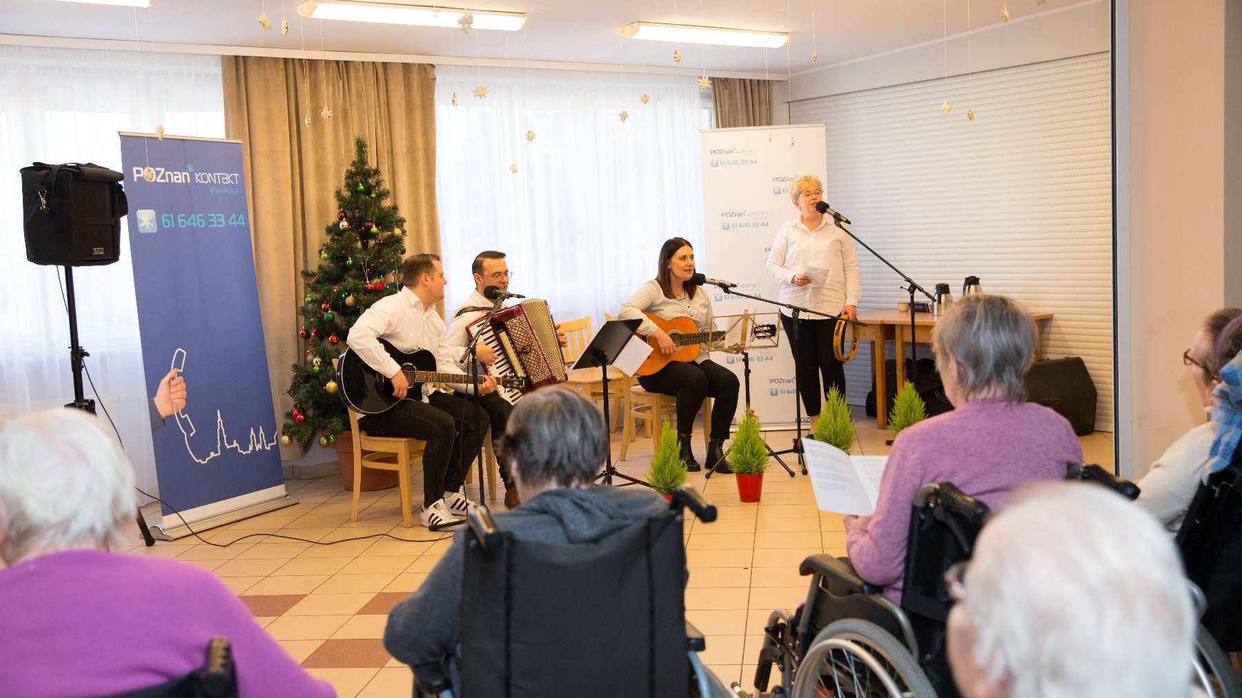 Koncert Noworoczny w Oddziale Domu Pomocy Społecznej, fot. Biuro Poznań Kontakt