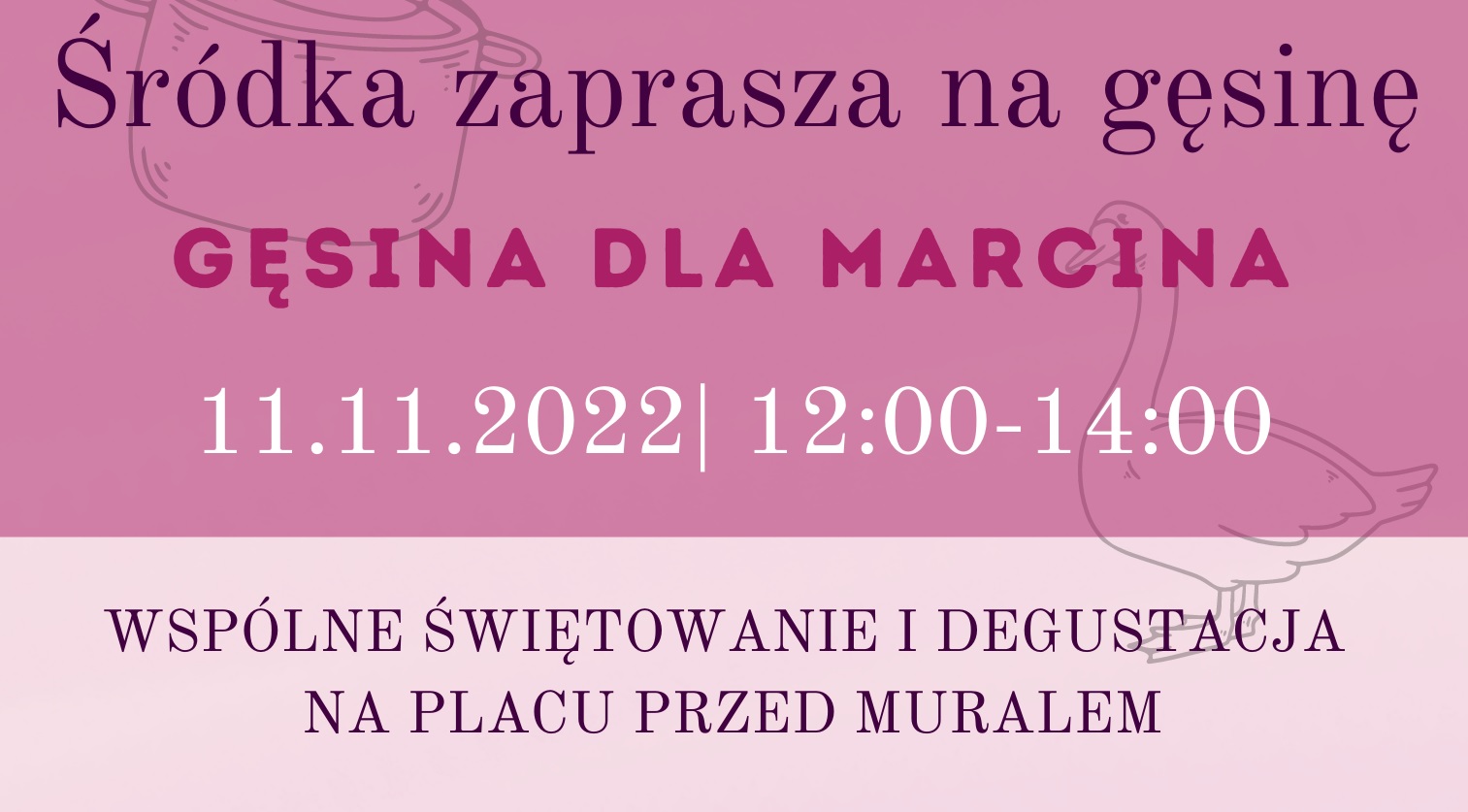 Gęsina dla Marcina - grafika artykułu