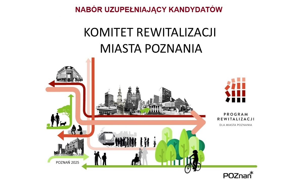 Grafika Gminnego Programu Rewitalizacji. Przedstawia czarno białe budynki, ludzi, drzewa. - grafika artykułu