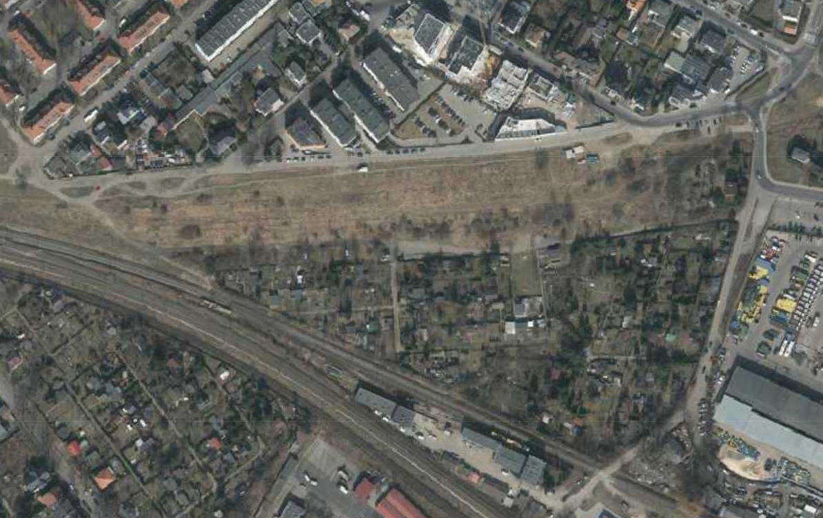 mapa lotnicza przedstawiająca przybliżony obszar będący przedmiotem interpelacji - grafika artykułu