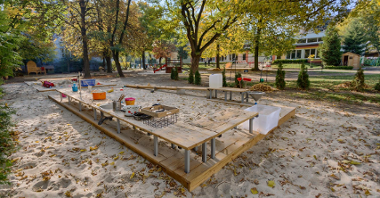 Ogrody przedszkolne zmodernizowano według koncepcji tzw. naturalnych placów zabaw/ fot. Piotr Bedliński