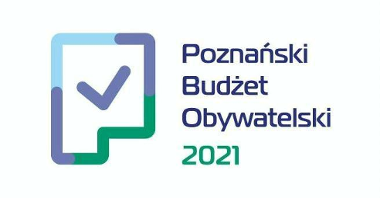 Logo Poznańskiego Budżetu Obywatelskiego 2021.