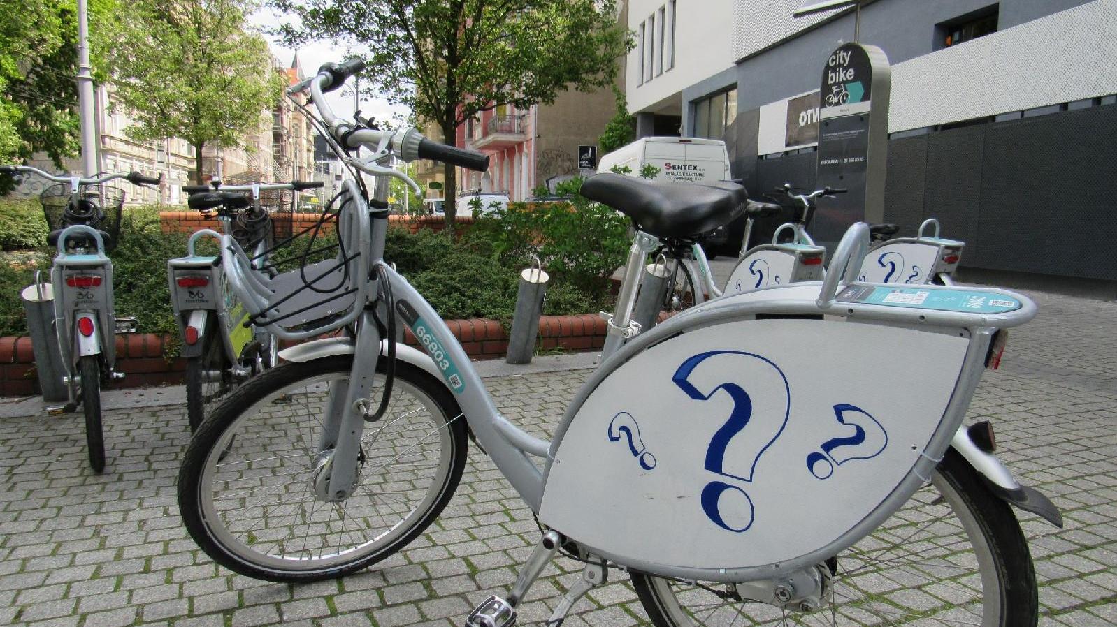Stacja rowerów miejskich - grafika artykułu