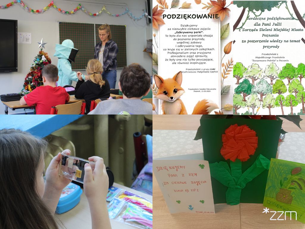 Podziękowania i własnoręcznie wykonane laurki za pracę edukacyjną - grafika artykułu