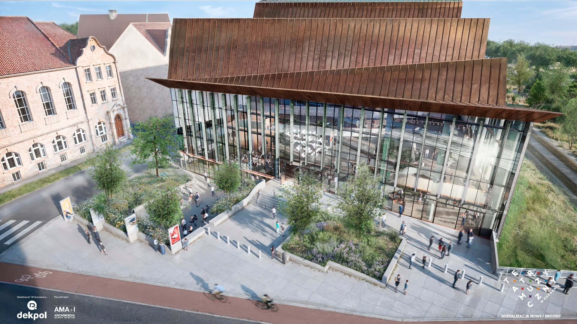 Poglądowa wizualizacja nowej siedziby Teatru Muzycznego