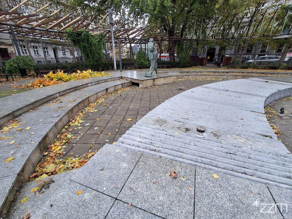 Remont fontanny na skwerze Zielone Ogródki im. Zdzisława Zakrzewskiego