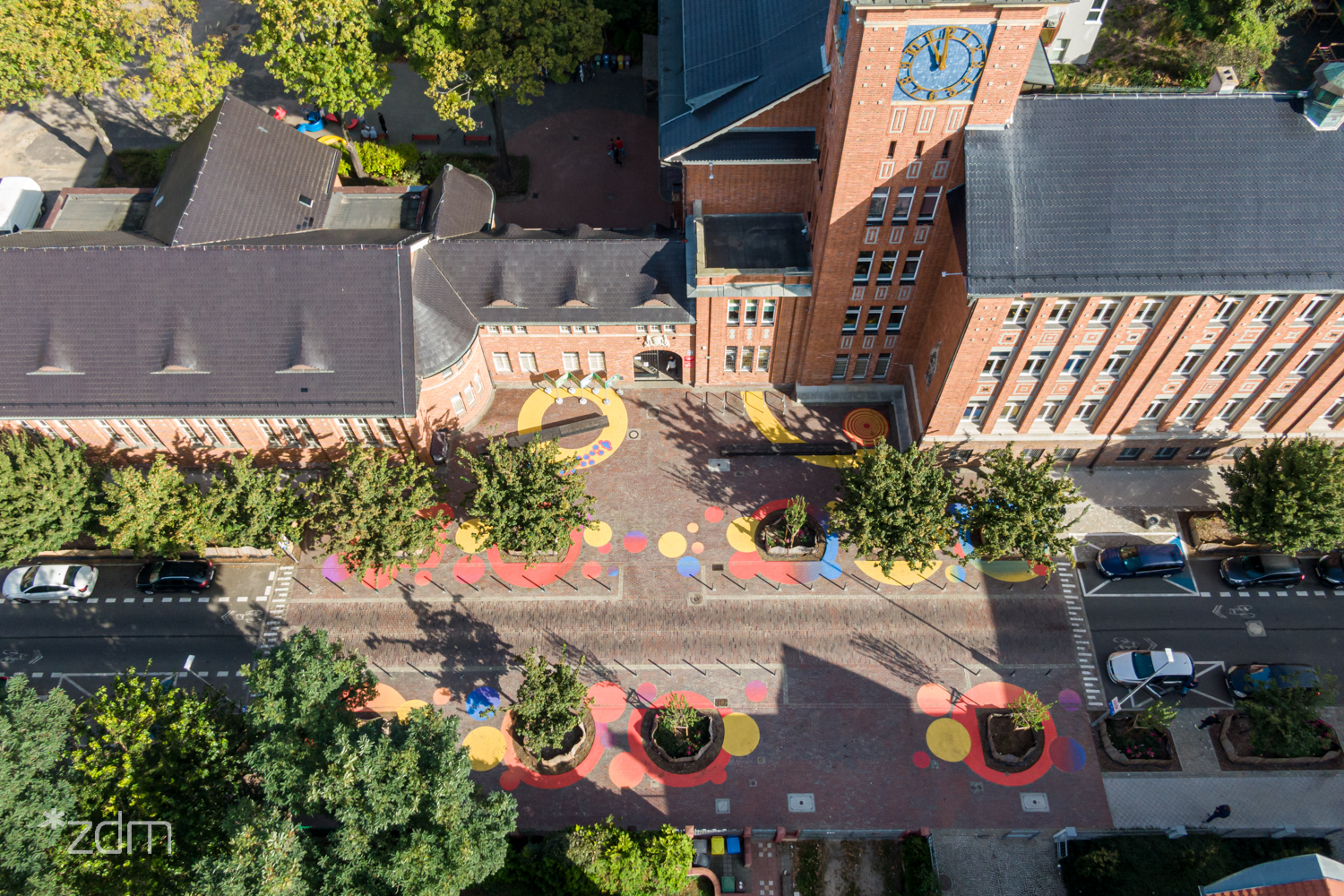 Ulica Słowackiego po metamorfozie - widok z drona