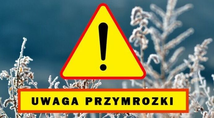 Przymrozki uwaga