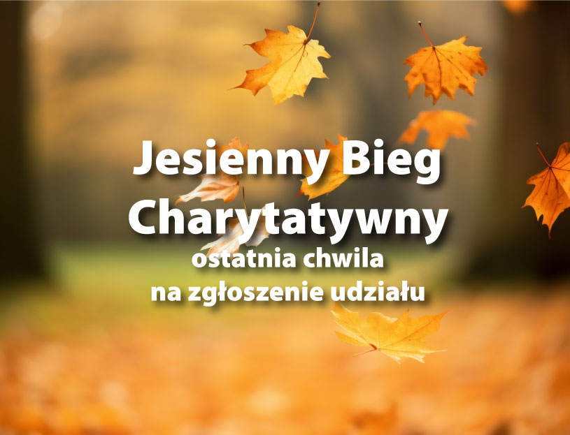 zamglony obraz jesiennych, pomarańczowych liści