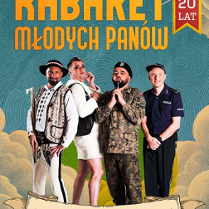 Baner promujący wydarzenie. Nazwa wydarzenia i zdjęcie artystów.