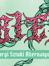 Stylizowany napis Obiekt Festiwal Sztuki Alternatywnej.