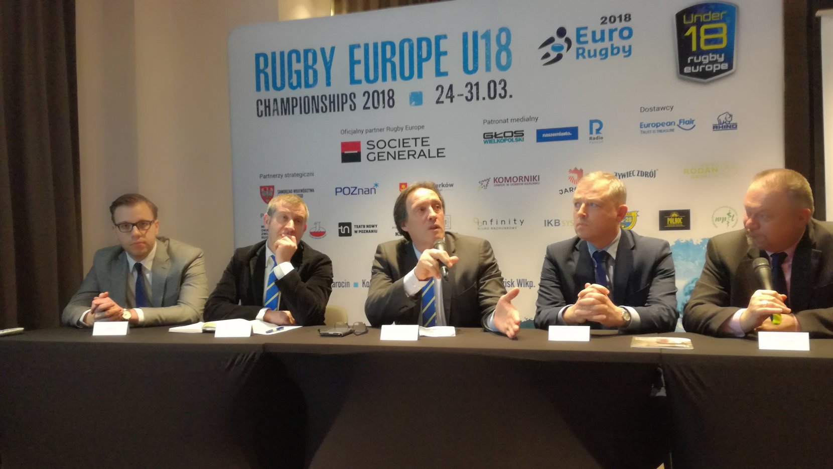 Konferencja prasowa Euro Rugby U-18