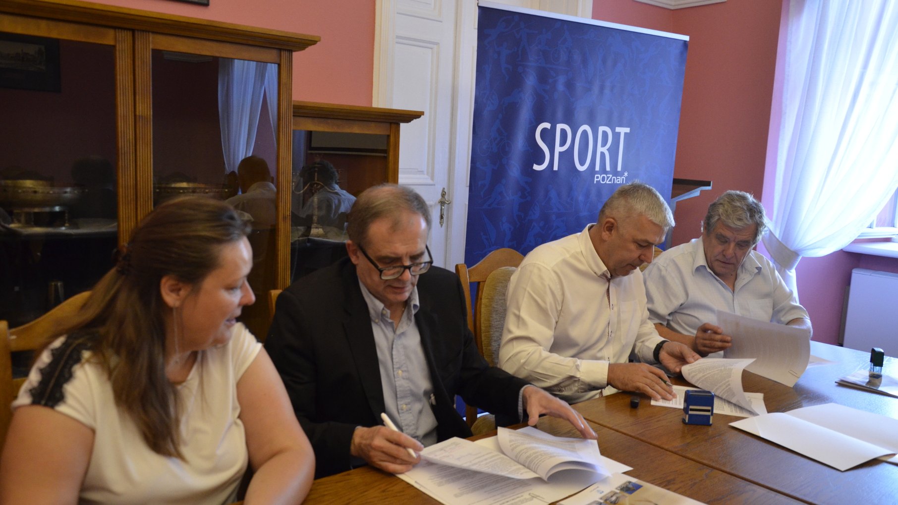 Podpisywanie umów na dofiansowanie zespołów ligowych 2019/2020