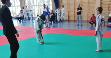 Zawodnicy judo podczas walki