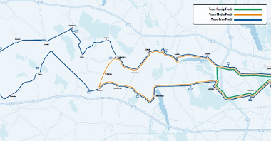 Mapy tras Gran Fondo Poznań
