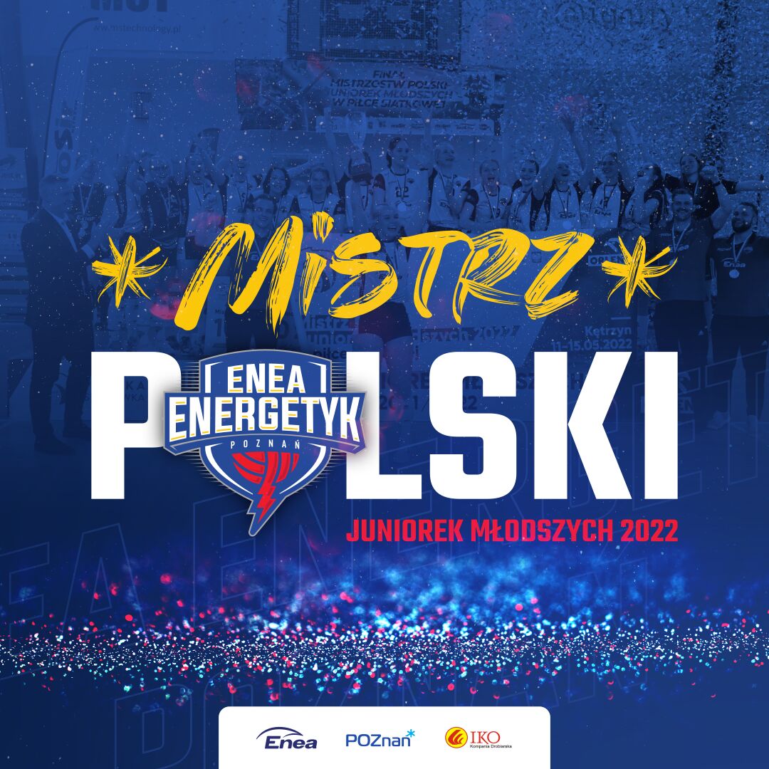 Plakat z informacją o mistrzostwie Polski Enea Energetyka Poznań - grafika artykułu