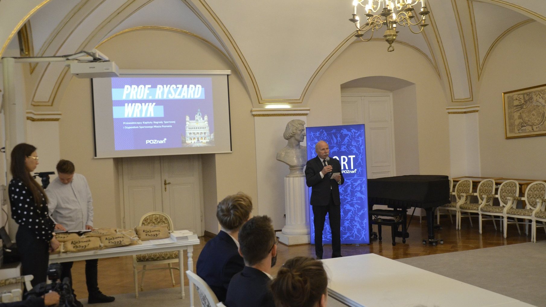 Przemówienie prof. Ryszarda Wryka do Sportowych Stypendystów Miasta Poznania