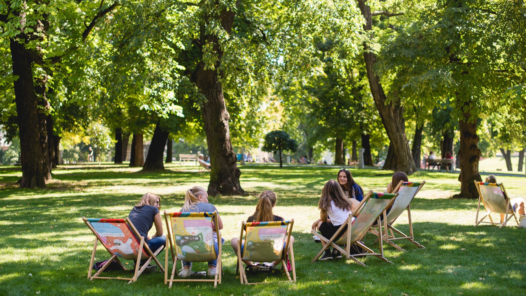 In a park