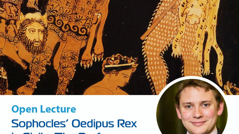 Open lecture "Sophocles' Oedipus Rex in Sicily: The Performance of Tragedy in the Ancient World" - grafika artykułu