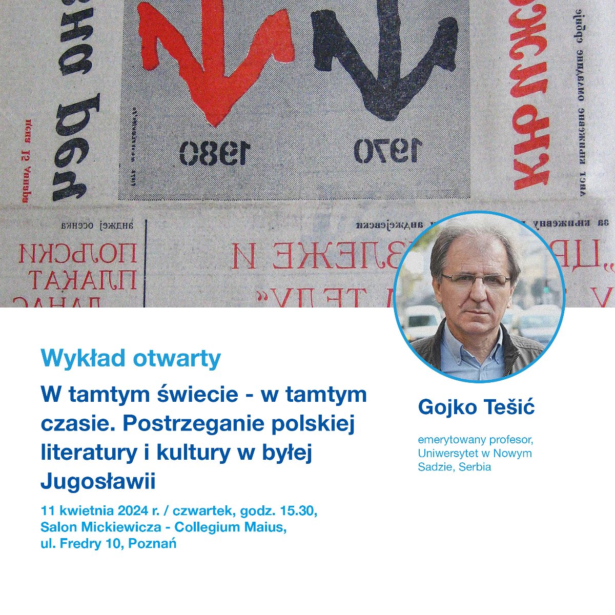 poster informing about the lecture - grafika artykułu