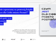 "Czym jest dla Ciebie miasto Poznań?" - promocja książki