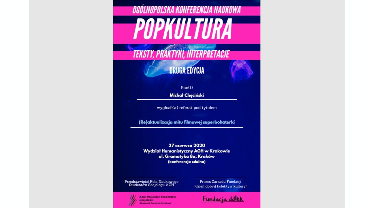 Konferencja Popkultura. Teksty, praktyki, interpretacje
