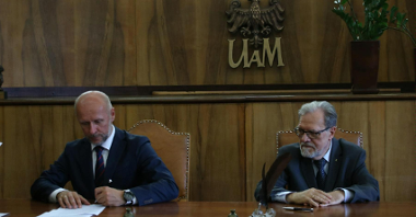 UAM i Miasto Poznań wymieniają grunty w ramach współpracy/ fot. Przemysław Stanula/ UAM