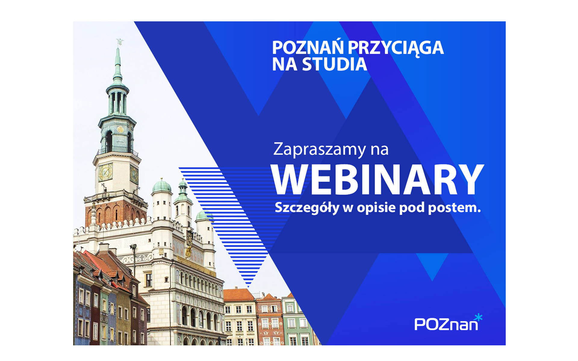 Zaproszenie na webinary Poznań Przyciąga - grafika artykułu