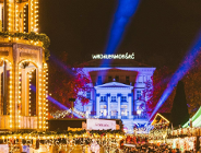 Poznań Silent Night na placu Wolności