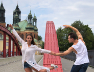 Studenci AWF tańczą na ulicach Poznania