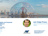 Wykład otwarty: "Dziedzictwo, zrównoważony rozwój i społeczna odpowiedzialność biznesu wielkich wydarzeń sportowych"