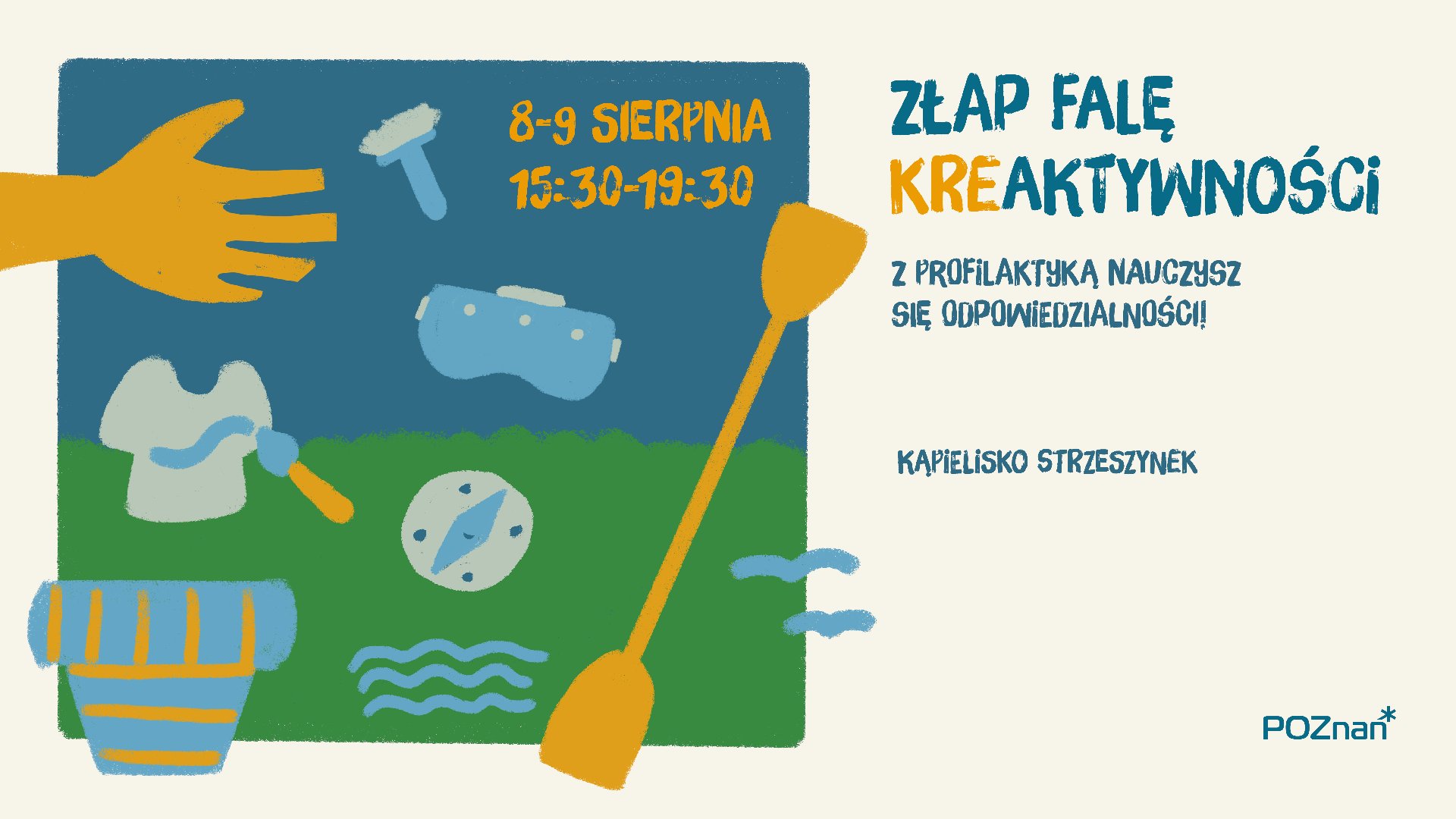 Aktywności nad wodą, warsztaty kreatywne, aktywności sportowe - grafika artykułu