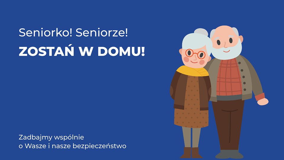 Starsi mieszkańcy miasta powinni - dla bezpieczeństwa - nie opuszczać miejsc zamieszkania