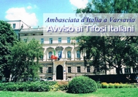 Ambasciata d'Italia a Varsavia - Avviso ai Tifosi Italiani