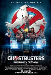 Plakat filmu Ghostbusters. Pogromcy duchów
