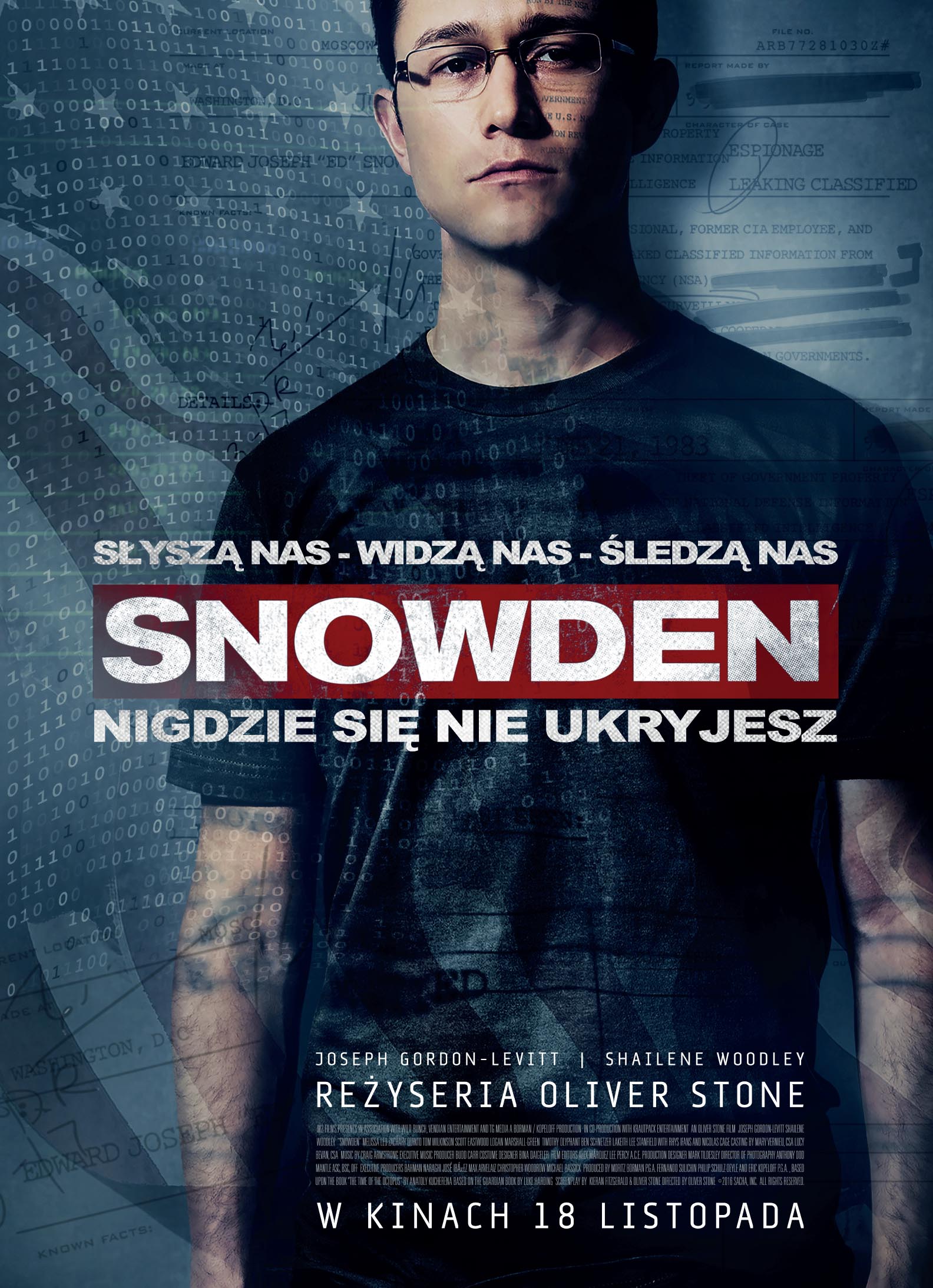 Plakat filmu Snowden