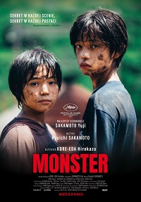 Plakat filmu Monster (2023r., reż. Hirokazu Koreeda)