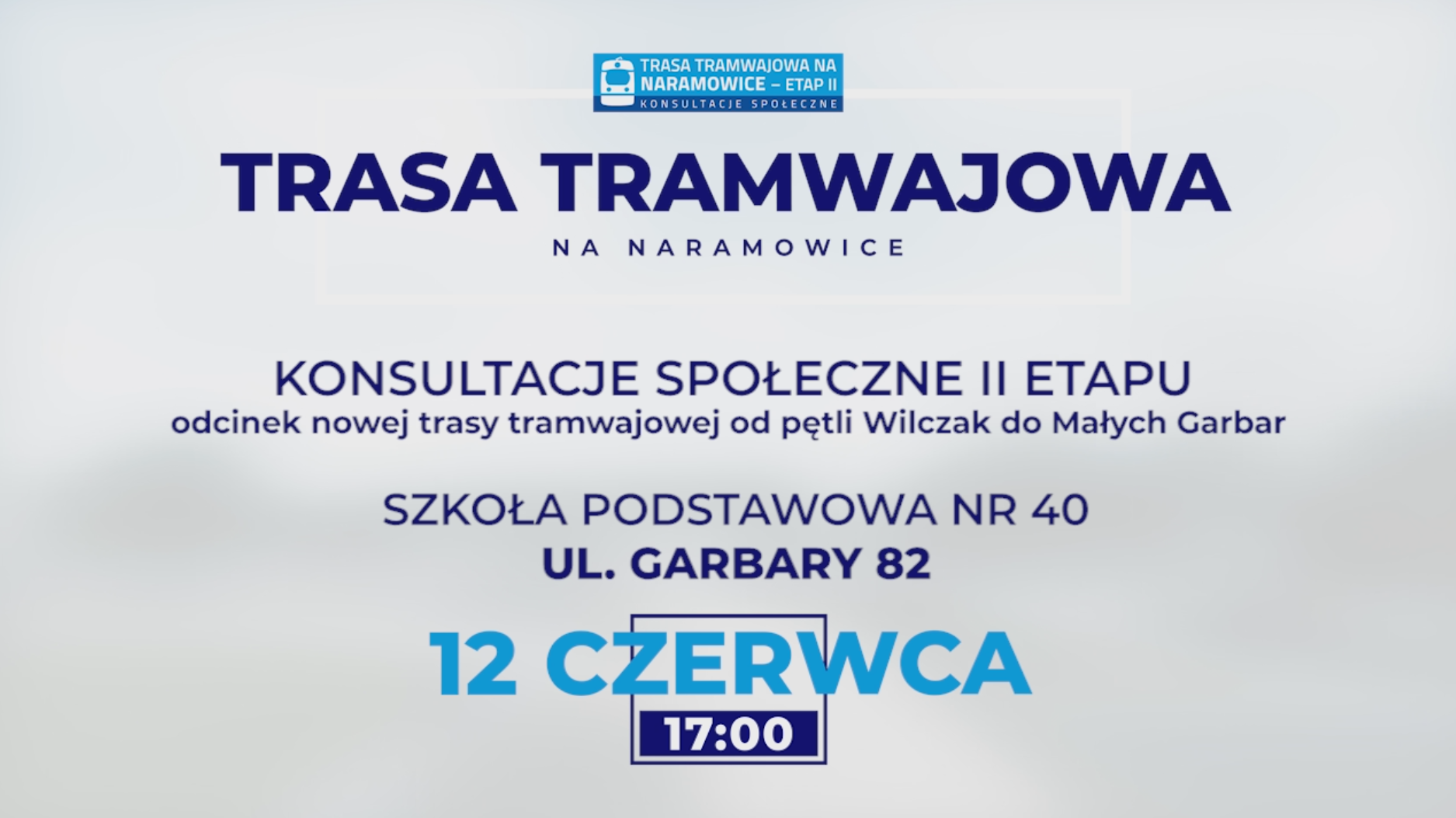 Trasa tramwajowa na Naramowice - konsultacje społeczne II etapu